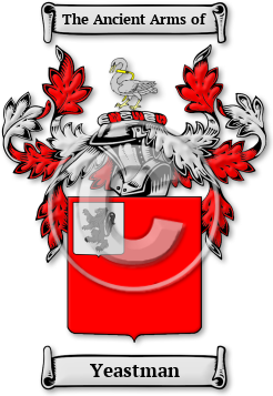 Yeastman Family Crest Download (jpg) Legacy Series - 150 DPI