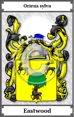 Eastwood Family Crest Download (JPG) Book Plated - 600 DPI