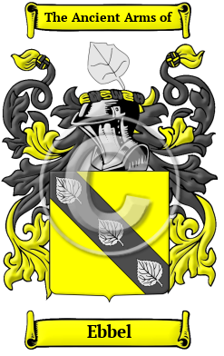 Ebbel Family Crest/Coat of Arms
