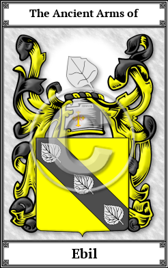 Ebil Family Crest Download (JPG) Book Plated - 600 DPI