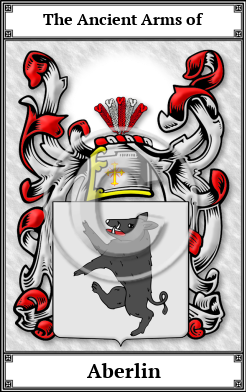 Aberlin Family Crest Download (JPG)  Book Plated - 150 DPI