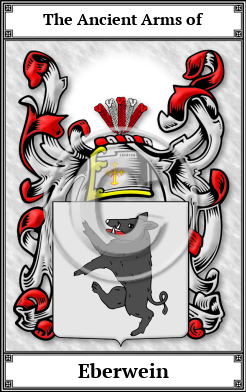 Eberwein Family Crest Download (JPG) Book Plated - 600 DPI