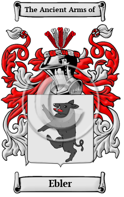 Ebler Family Crest Download (JPG) Heritage Series - 600 DPI