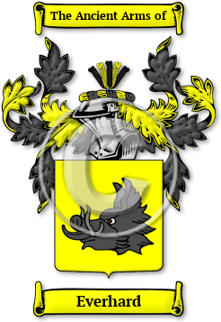 Everhard Family Crest Download (jpg) Legacy Series - 150 DPI