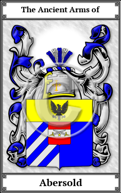 Abersold Family Crest Download (JPG)  Book Plated - 150 DPI