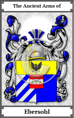 Ebersohl Family Crest Download (JPG)  Book Plated - 150 DPI