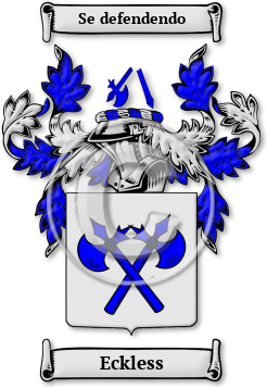 Eckless Family Crest Download (jpg) Legacy Series - 150 DPI
