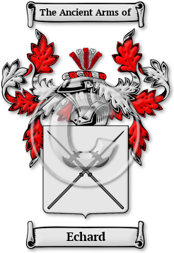 Echard Family Crest Download (jpg) Legacy Series - 150 DPI