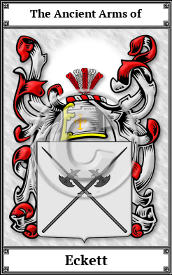 Eckett Family Crest Download (JPG)  Book Plated - 150 DPI