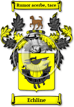 Echline Family Crest Download (JPG) Legacy Series - 600 DPI