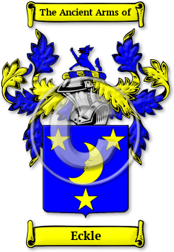 Eckle Family Crest Download (jpg) Legacy Series - 150 DPI
