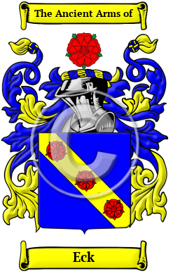 Eck Family Crest Download (JPG) Heritage Series - 600 DPI
