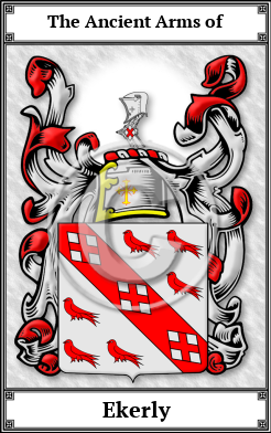 Ekerly Family Crest Download (JPG)  Book Plated - 150 DPI