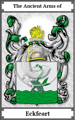 Eckfeart Family Crest Download (JPG) Book Plated - 600 DPI