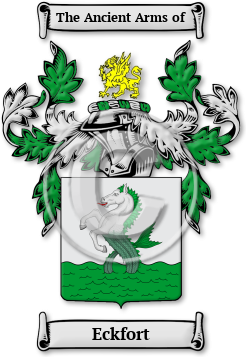 Eckfort Family Crest Download (JPG) Legacy Series - 600 DPI
