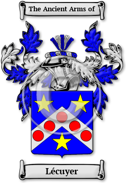 Lécuyer Family Crest Download (JPG) Legacy Series - 600 DPI