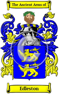 Edleston Family Crest/Coat of Arms