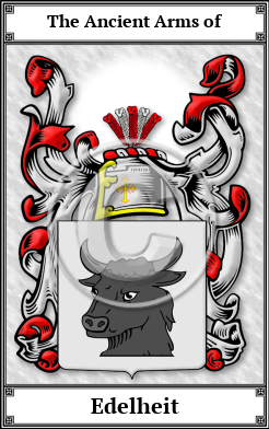 Edelheit Family Crest Download (JPG)  Book Plated - 150 DPI