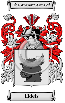 Eidels Family Crest Download (JPG) Heritage Series - 300 DPI