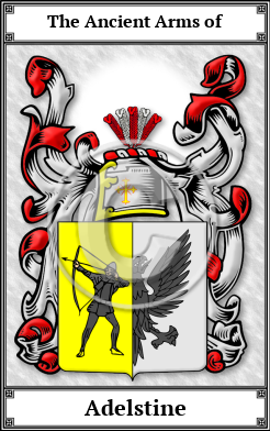 Adelstine Family Crest Download (JPG)  Book Plated - 150 DPI
