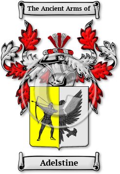Adelstine Family Crest Download (jpg) Legacy Series - 150 DPI