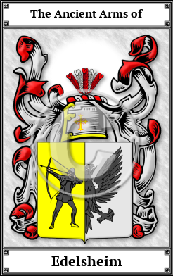 Edelsheim Family Crest Download (JPG)  Book Plated - 150 DPI