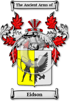 Eidson Family Crest Download (jpg) Legacy Series - 150 DPI