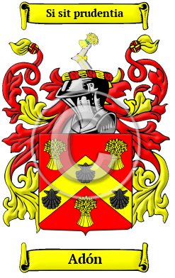 Adón Family Crest Download (JPG) Heritage Series - 300 DPI