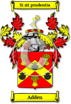 Adden Family Crest Download (jpg) Legacy Series - 150 DPI