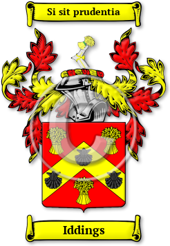Iddings Family Crest Download (JPG) Legacy Series - 600 DPI