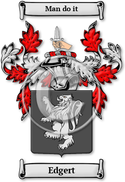 Edgert Family Crest Download (jpg) Legacy Series - 150 DPI