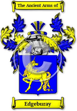 Edgeburay Family Crest Download (jpg) Legacy Series - 150 DPI