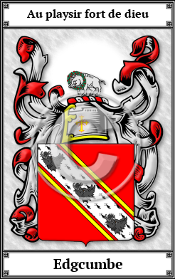 Edgcumbe Family Crest Download (JPG)  Book Plated - 150 DPI