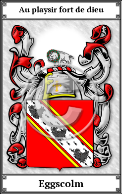 Eggscolm Family Crest Download (JPG)  Book Plated - 150 DPI