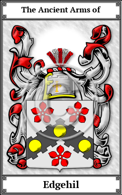 Edgehil Family Crest Download (JPG)  Book Plated - 150 DPI