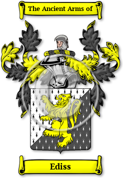 Ediss Family Crest Download (JPG) Legacy Series - 600 DPI
