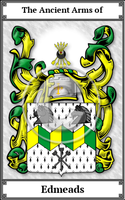 Edmeads Family Crest Download (JPG) Book Plated - 600 DPI