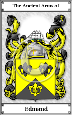 Edmand Family Crest Download (JPG)  Book Plated - 150 DPI