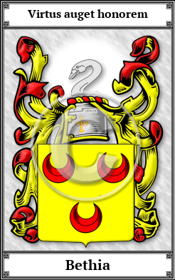 Bethia Family Crest Download (JPG)  Book Plated - 150 DPI