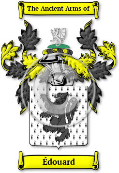 Édouard Family Crest Download (JPG) Legacy Series - 600 DPI