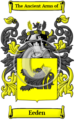 Eeden Family Crest Download (JPG) Heritage Series - 600 DPI