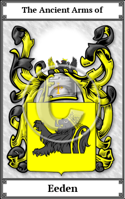 Eeden Family Crest Download (JPG)  Book Plated - 150 DPI