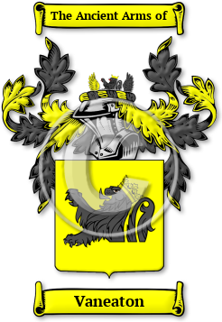 Vaneaton Family Crest Download (jpg) Legacy Series - 150 DPI