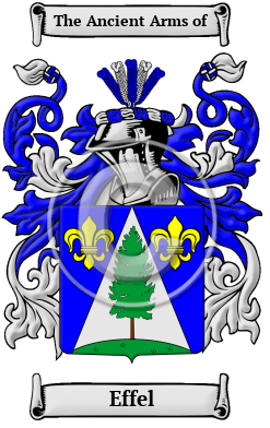 Effel Family Crest Download (JPG) Heritage Series - 600 DPI