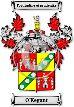 O'Kegant Family Crest Download (jpg) Legacy Series - 150 DPI