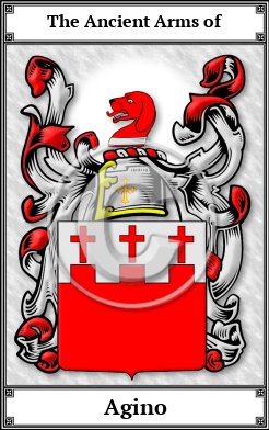 Agino Family Crest Download (JPG)  Book Plated - 150 DPI
