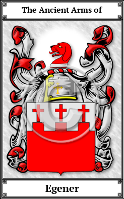 Egener Family Crest Download (JPG)  Book Plated - 150 DPI
