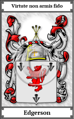 Edgerson Family Crest Download (JPG)  Book Plated - 150 DPI
