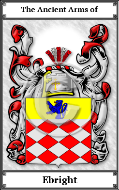 Ebright Family Crest Download (JPG)  Book Plated - 150 DPI