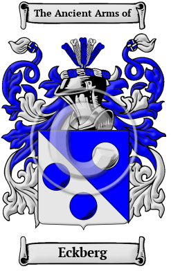 Eckberg Family Crest/Coat of Arms